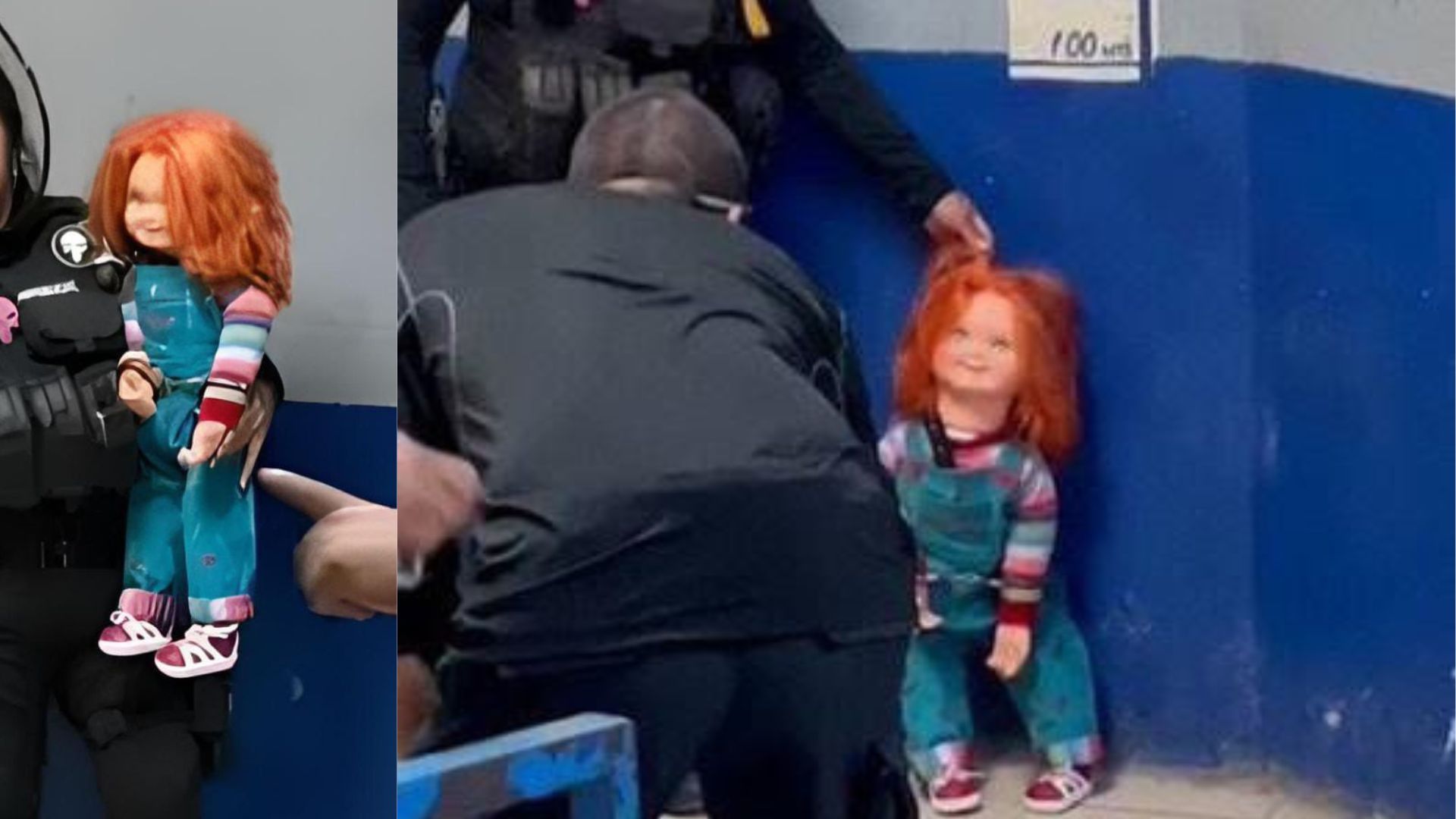 Boneco Chucky é preso