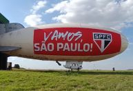 Copa do Brasil: São Paulo lança dirigível para fortalecer torcida antes da final