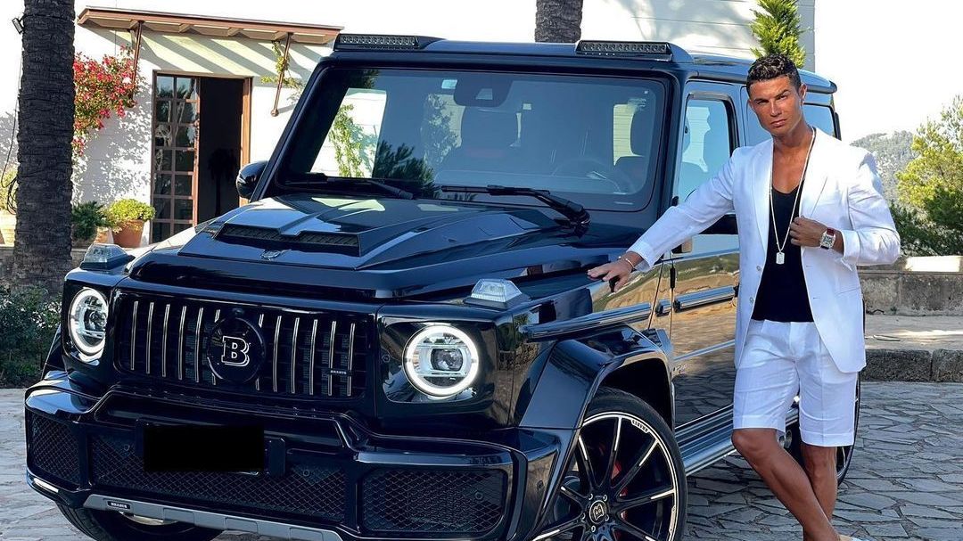 Cristiano Ronaldo e sua Mercedes G-Wagon Brabus