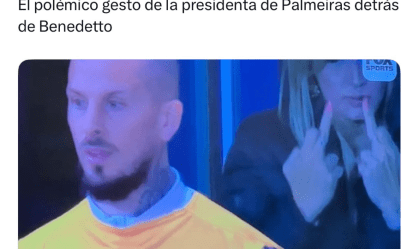 Olé se retrata após cair em fake news sobre Leila Pereira, presidente do Palmeiras
