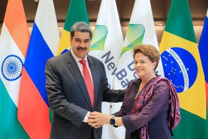 Maduro se reúne com Dilma