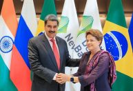 Maduro encontra Dilma e diz que “cedo ou tarde Venezuela fará parte dos Brics”