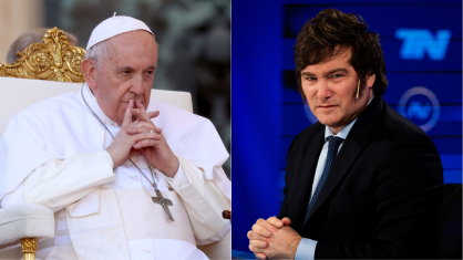 Papa Francisco foi chamado de "representante do maligno na Terra" pelo candidato Milei, que lidera corrida presidencial