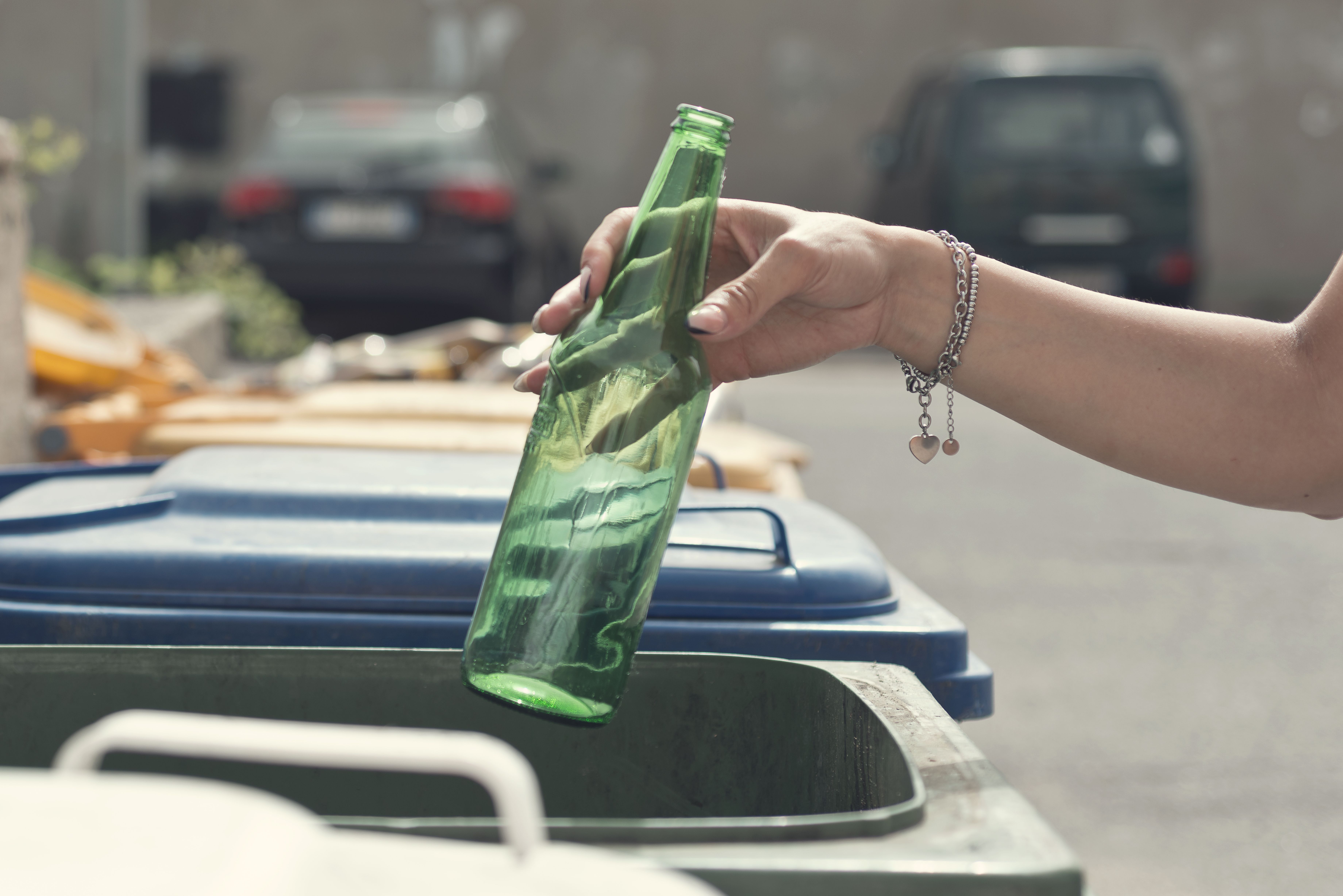Imagem genérica - reciclagem de vidro