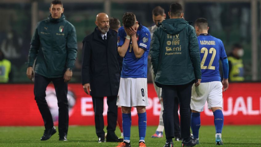 Itália acabou eliminada pela Macedônia do Norte, na repescagem para o Mundial do Catar / Jonathan Moscrop/Getty Images