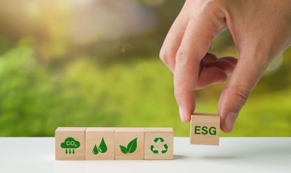 ESG, Environmental, social, and corporate governance concept.