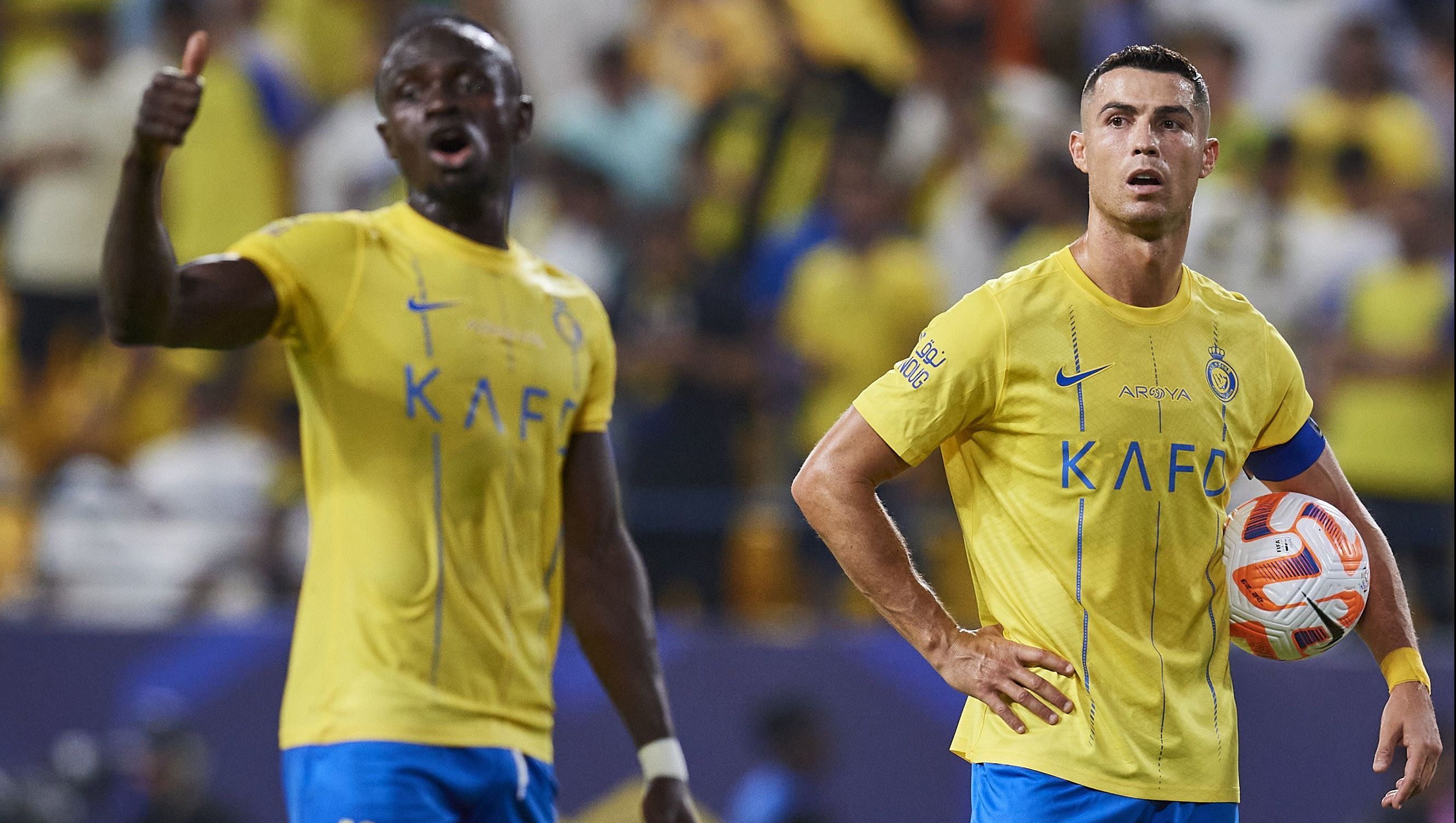 Mané e Cristiano Ronaldo defendem o Al-Nassr, da Arábia Saudita