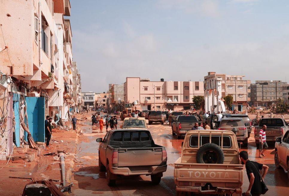 Tempestade deixa milhares de mortos e desaparecidos na Líbia / Handout/Anadolu Agency via Getty Images