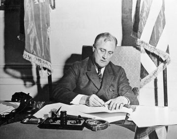 Franklin D. Roosevelt, 32º presidente dos Estados Unidos