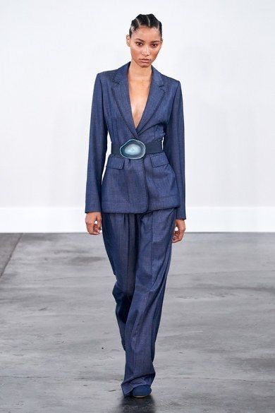 Alfaiataria em jeans / Reprodução/Pinterest
