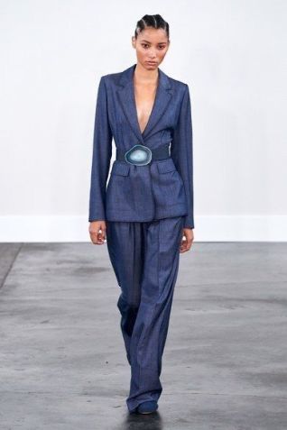 Alfaiataria em jeans / Reprodução/Pinterest