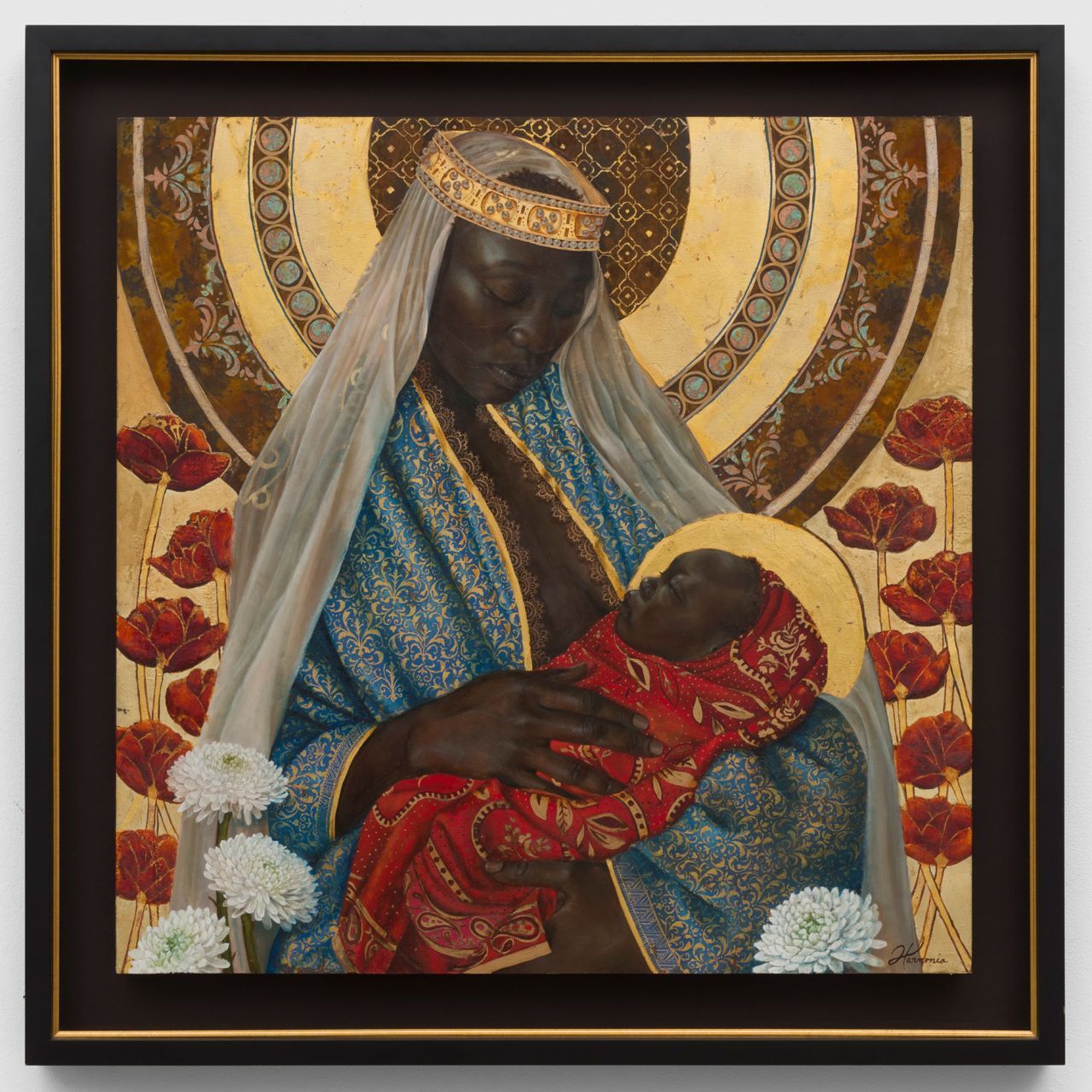Pintura "Lady of Regla" de Rosales / Harmonia Rosales
