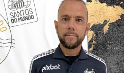 Kleiton Lima deixou o cargo de técnico das Sereias da Vila. Foto: reprodução Santos FC