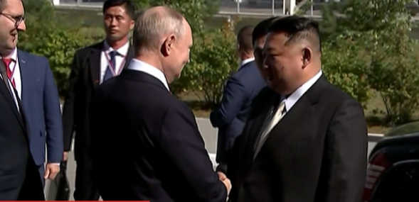 Encontro Putin e Kim