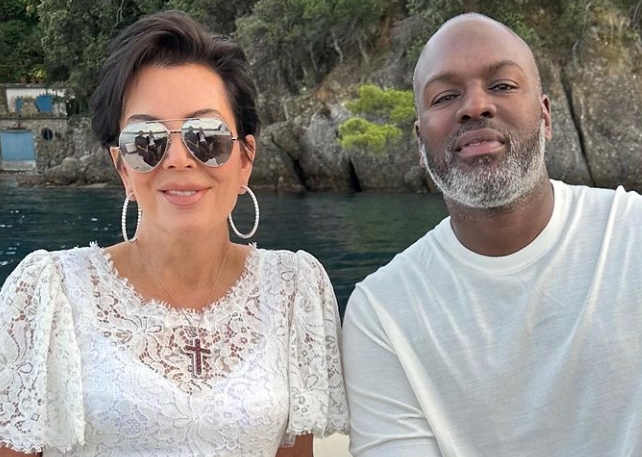 Kris Jenner e seu namorado, o ator Corey Gamble