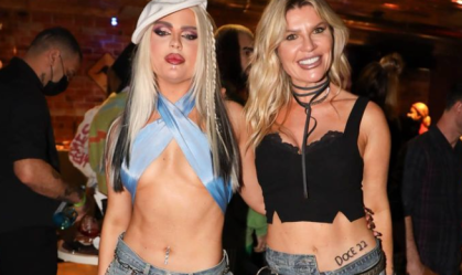 Luísa Sonza e sua mãe Eliane Gerloff