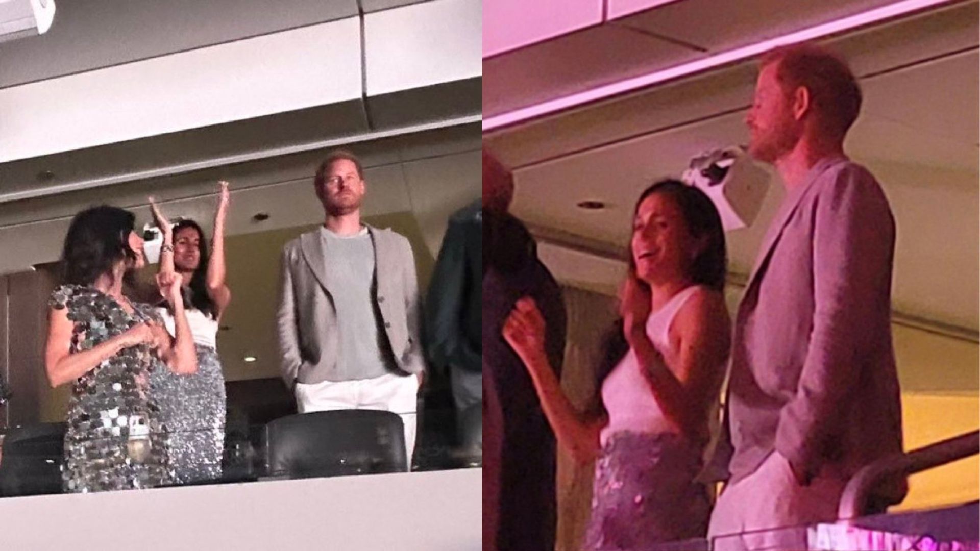 Meghan e Harry no Show da Beyoncé