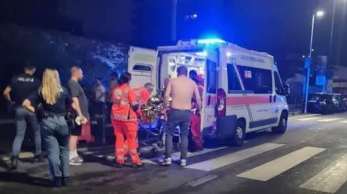 Ambulância foi chamada para atender o torcedor ferido