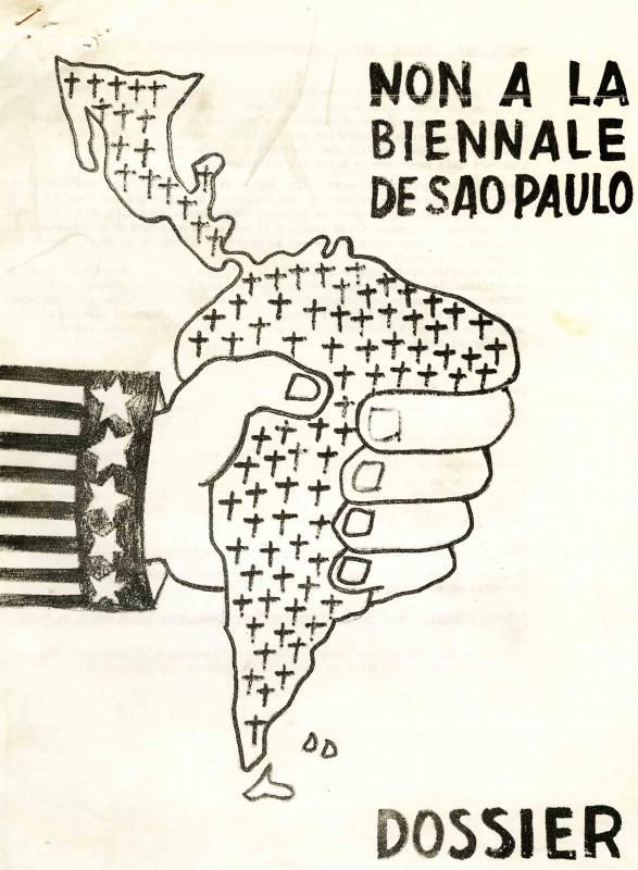 Capa do manifesto contra a Bienal de 1969