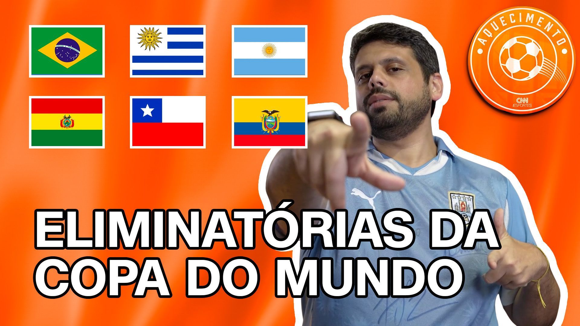 Aquecimento CNN traz os destaques das Eliminatórias da América do Sul