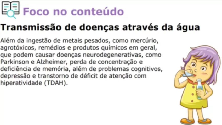 Trecho de um material didático da rede estadual de ensino de SP / Reprodução
