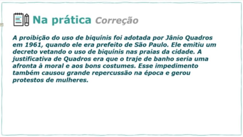 Trecho de um material didático da rede estadual de ensino de SP / Reprodução