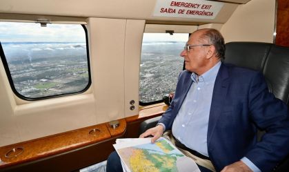 Alckmin visita as cidades atingidas pelas chuvas no Rio Grande do Sul
