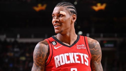 Kevin Porter Jr. em ação pelo Houston Rockets