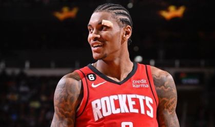 Kevin Porter Jr. em ação pelo Houston Rockets