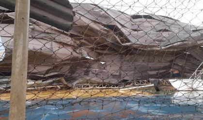 Imagem de destaque do post: Tempestade derruba teto de quadra de escola e mata criança de 7 anos em MS