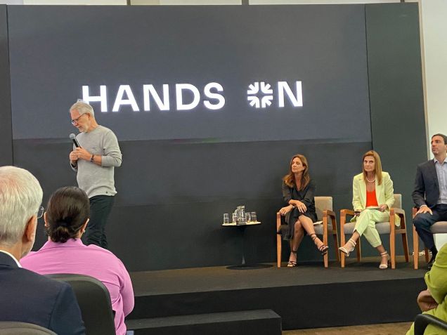Quarteto da Hands On em lançamento da consultoria na zona sul de São Paulo/ Diego Mendes