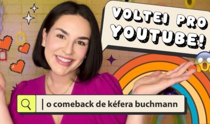 Kéfera Buchmann anuncia retorno ao Youtube após três anos de pausa