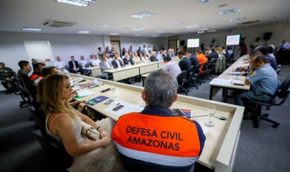 Reunião do governo do Amazonas discutiu a situação no estado em razão da seca na região