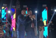 Barroso cai no samba com Diogo Nogueira em festa após posse como presidente do STF; veja