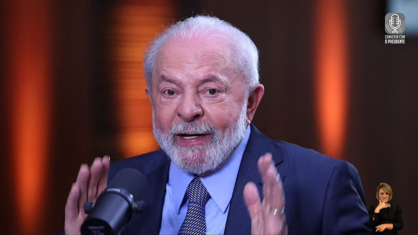 Lula fala em entrevista do programa conversa com o presidente