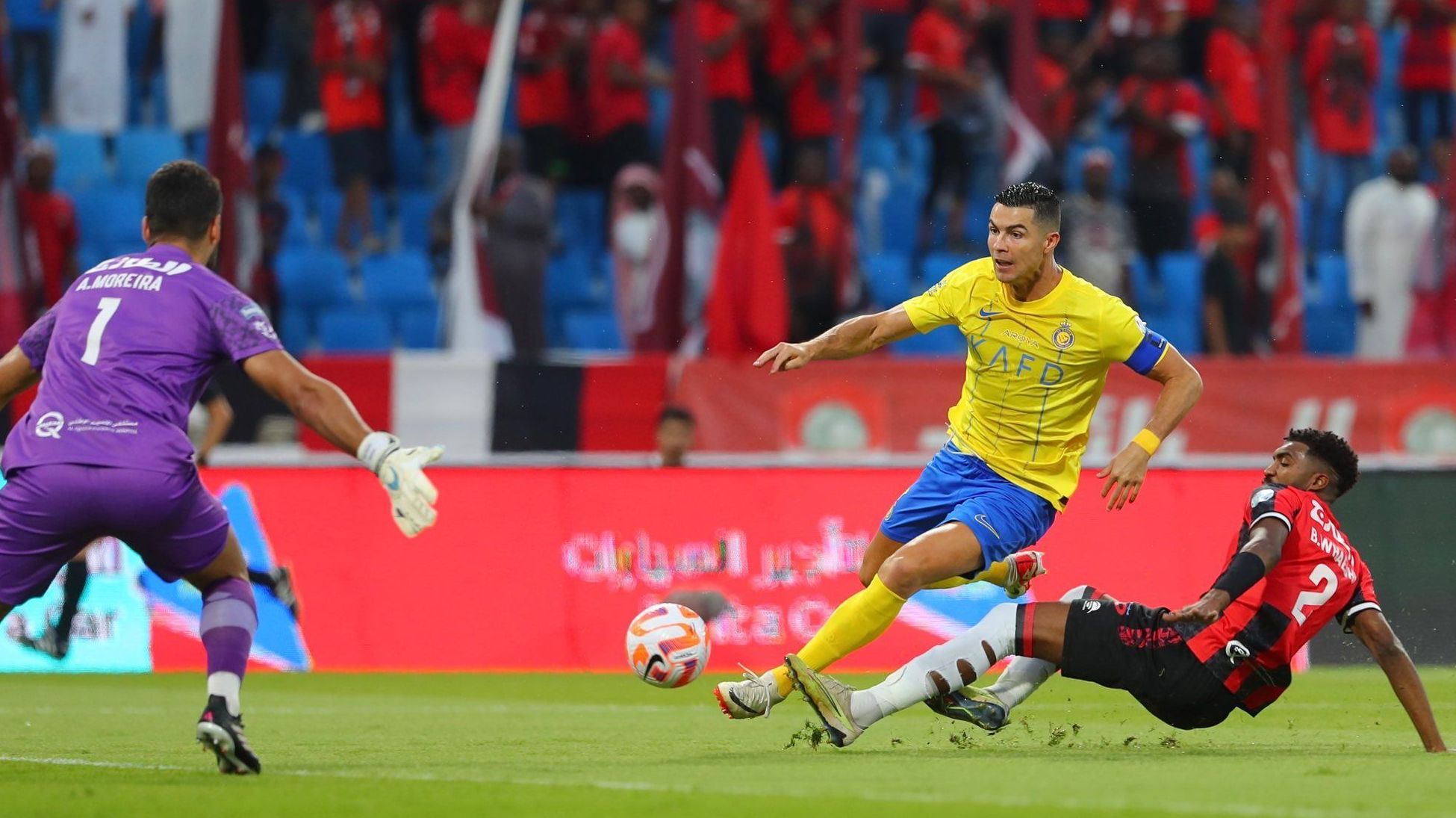 Cristiano Ronaldo na vitória do Al-Nassr
