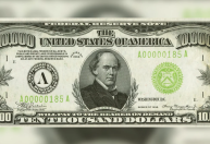 Nota de US$ 10 mil emitida em 1934 é vendida por cerca de R$ 2,4 milhões em leilão nos EUA