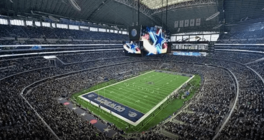 AT&T Stadium é um dos principais estádios dos EUA • Reprodução / Redes Sociais