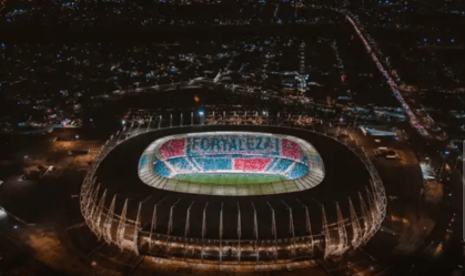 Após briga, mosaico da torcida do Fortaleza será proibido contra o Corinthians