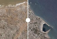 Tempestade na Líbia: Imagens de satélite mostram “cidade fantasma” criada por inundação mortal