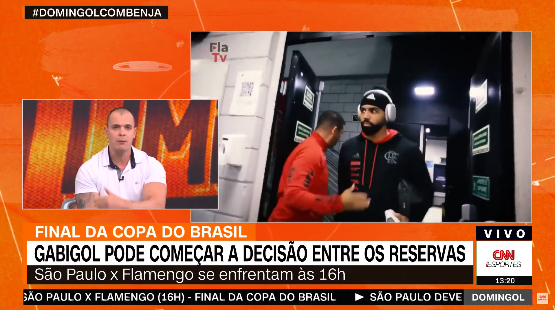 Mano comenta situação de Gabigol no Flamengo