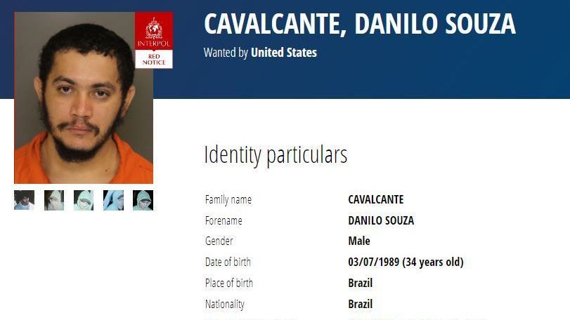 Imagem de destaque do post: Brasileiro foragido nos EUA é incluído em lista vermelha da Interpol