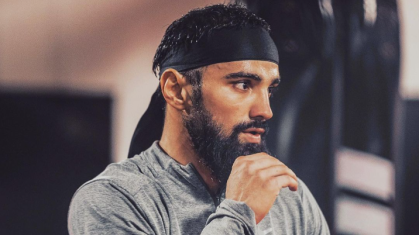 Khusein Askhabov em preparação para luta do UFC