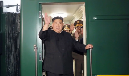 Trem blindado atravessa Rússia com Kim Jong-Un para reunião com Putin
