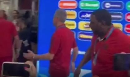 Rodolfo Landim deixou o Morumbi em silêncio após perda da Copa do Brasil