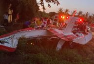 Avião cai durante festa de “chá revelação” no México