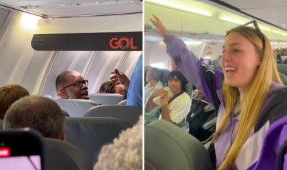 Péricles dá uma 'palinha' para fã em avião e interação viraliza nas redes