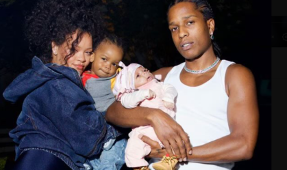 A$AP Rocky dá spoiler do nome de terceiro filho com Rihanna; saiba qual