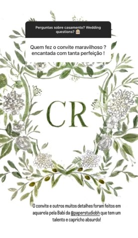Casamento Ronado / Reprodução/Instagram