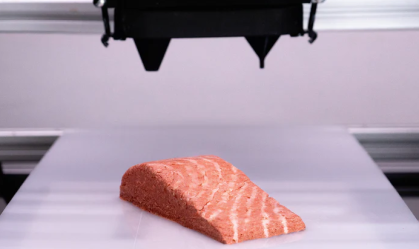 Salmão vegano feito em impressora 3D começa a ser vendido na Europa